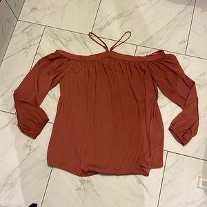 Gianni Bini Silky Off the Shoulder Shirt